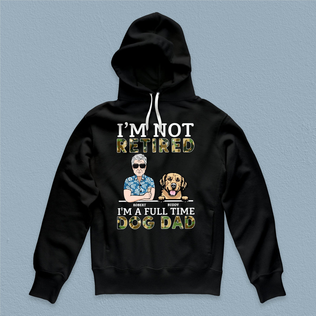 I'm A Full Time Dog Dad Dog Personalized Shirt, Personalized Gift for Dog Lovers, Dog Dad