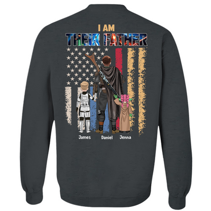 I Am Their Father Personalized Shirt Gift For Dad & Grandpa
