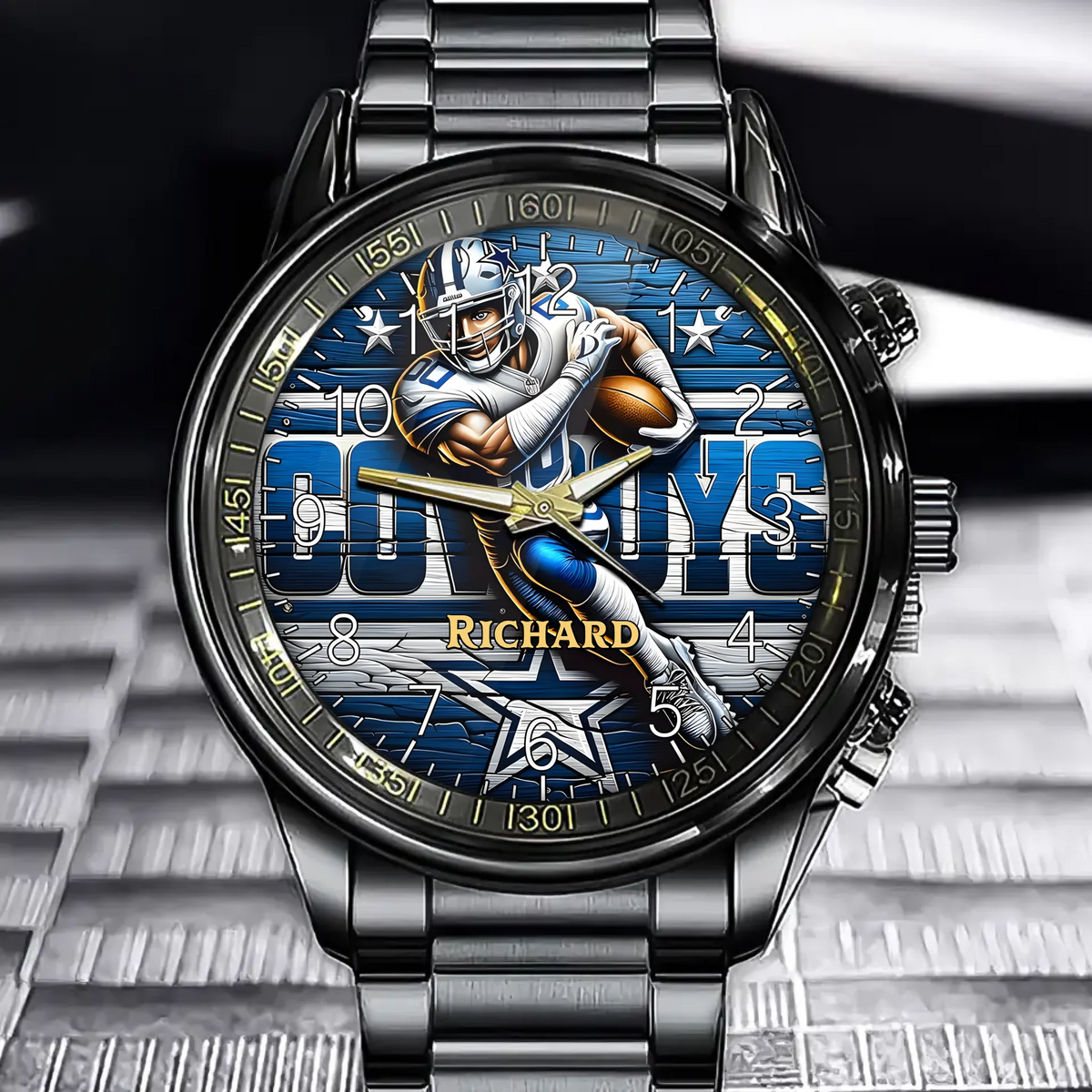 Personalized Football Hero Watch – Add Your Name for a Legendary Look