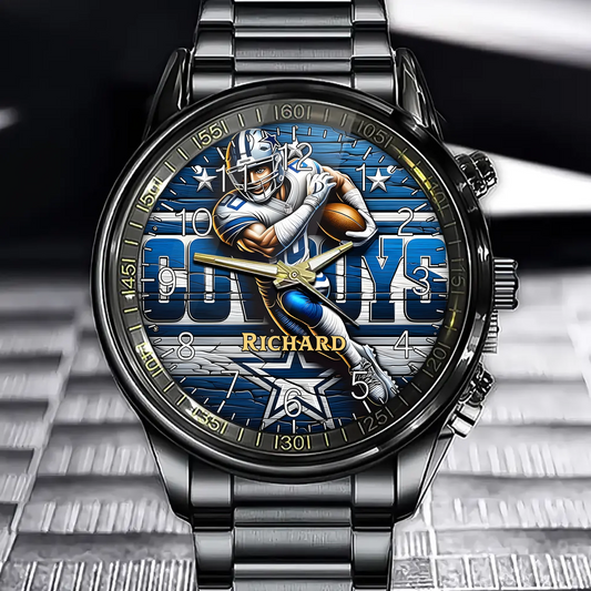 Personalized Football Hero Watch – Add Your Name for a Legendary Look