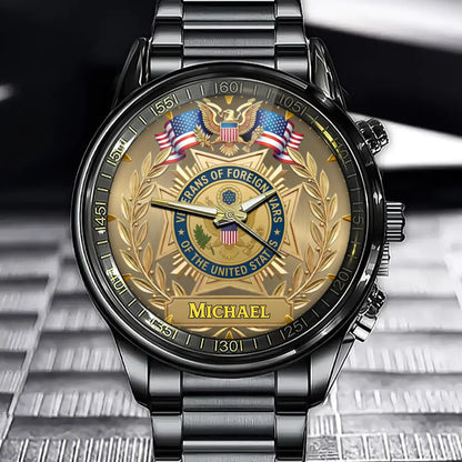 Personalized Vfw Watch – The Perfect Gift For Veterans And Patriotic Americans