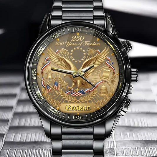 Personalized "Legacy Of Liberty" Watch–Honoring 250 Years Of American Freedo
