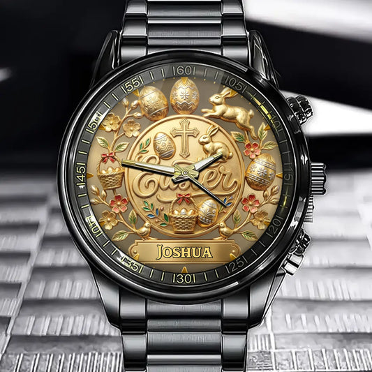 Personalized Easter Watch-Custom Name Engraving Ideal Holiday Gift