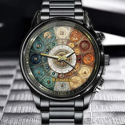 Personalized Zodiac Wheel Watch—A Unique Guardian Of Time