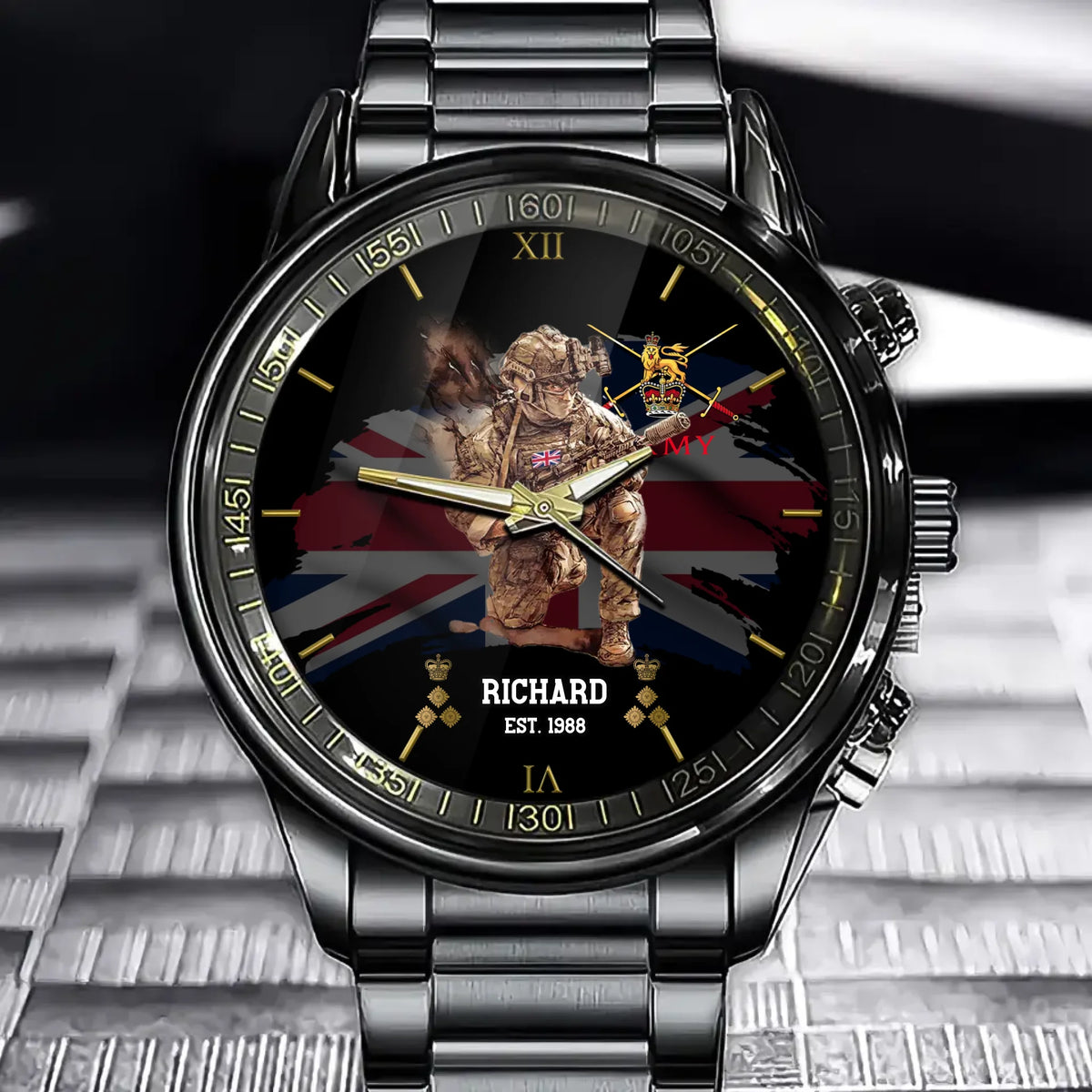 Personalised British Military Heritage Watch – A Meaningful Gift for Veterans
