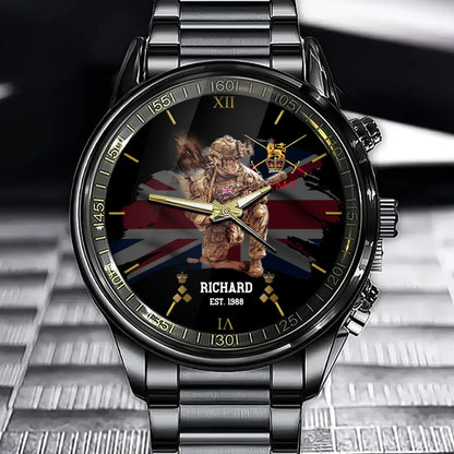 Personalised British Military Heritage Watch – A Meaningful Gift for Veterans