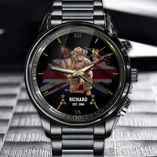 Personalised British Military Heritage Watch – A Meaningful Gift for Veterans
