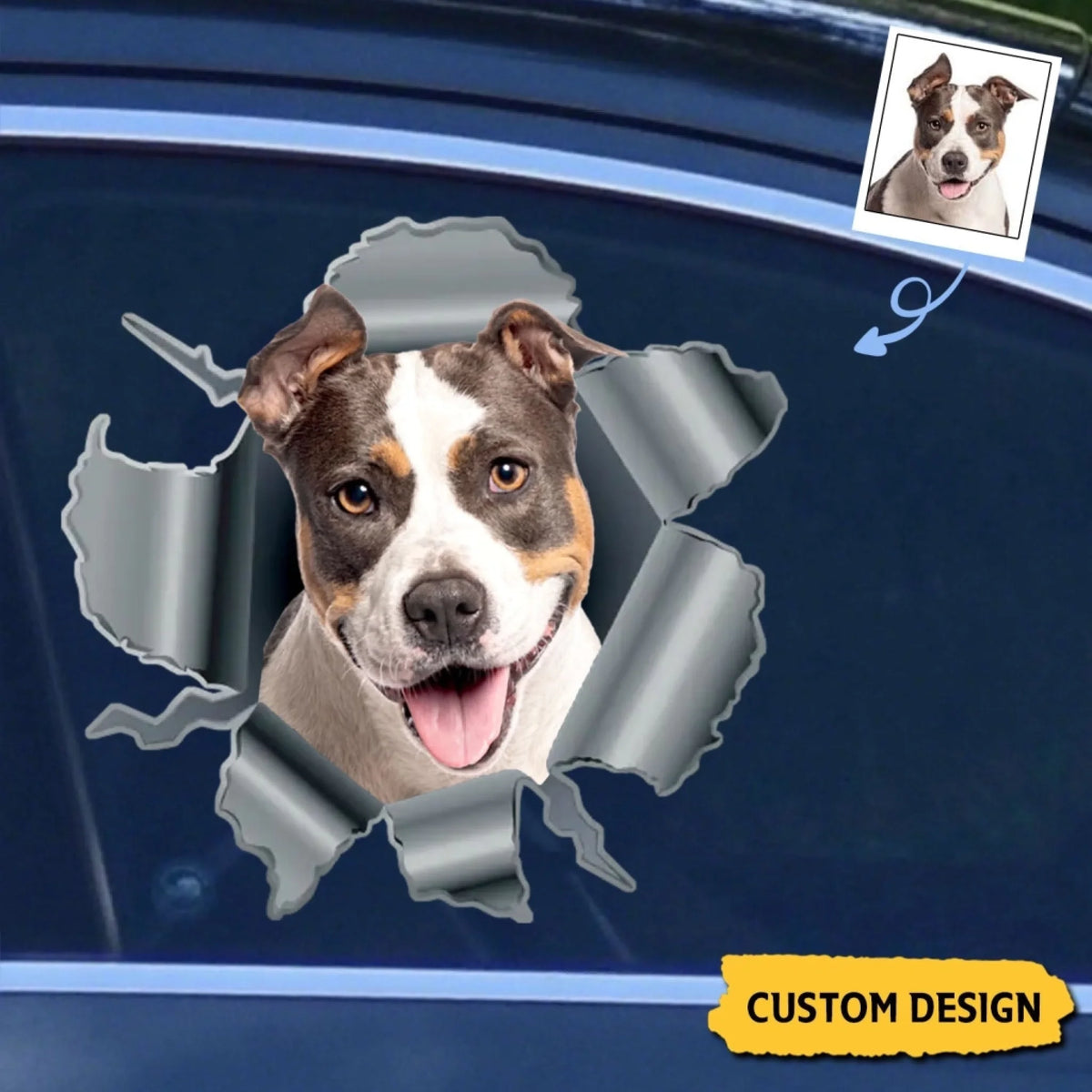 Personalized Peeking Pets Sticker- Gift For Pet Lov