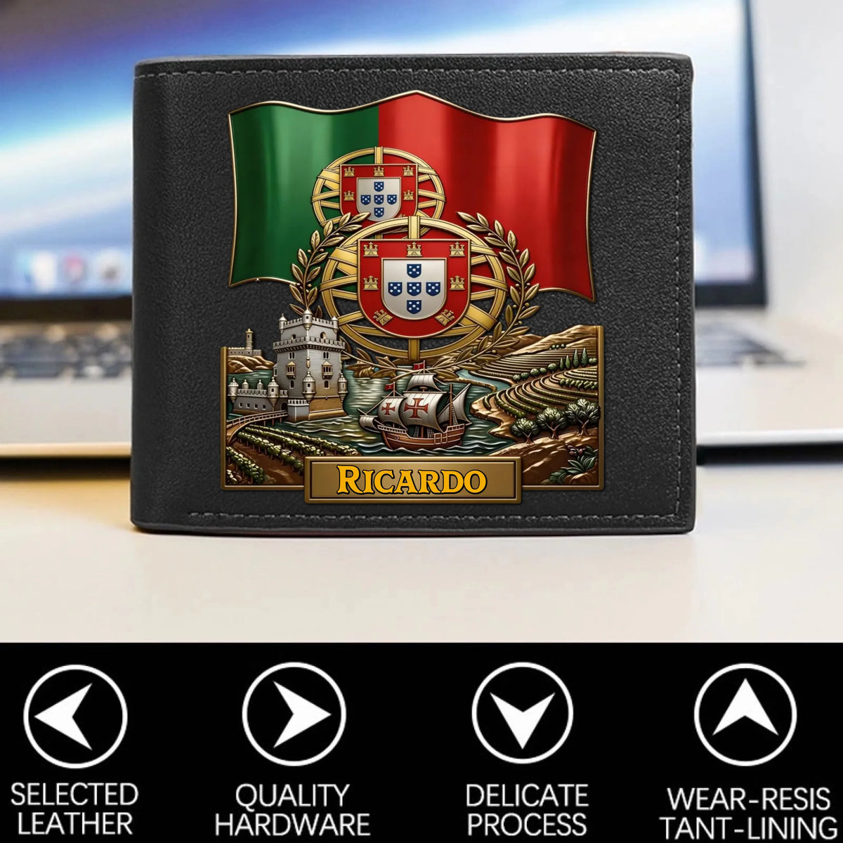 Personalized Veteran World Tour Wallet Perfect Gift_yythkg