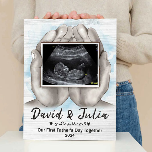 Expecting Fathers Day Gift, New Dad Gift For Daddy From Baby Canvas Art, First Father’s Day Canvas, 1st Fathers Day Gift From Wife 2026