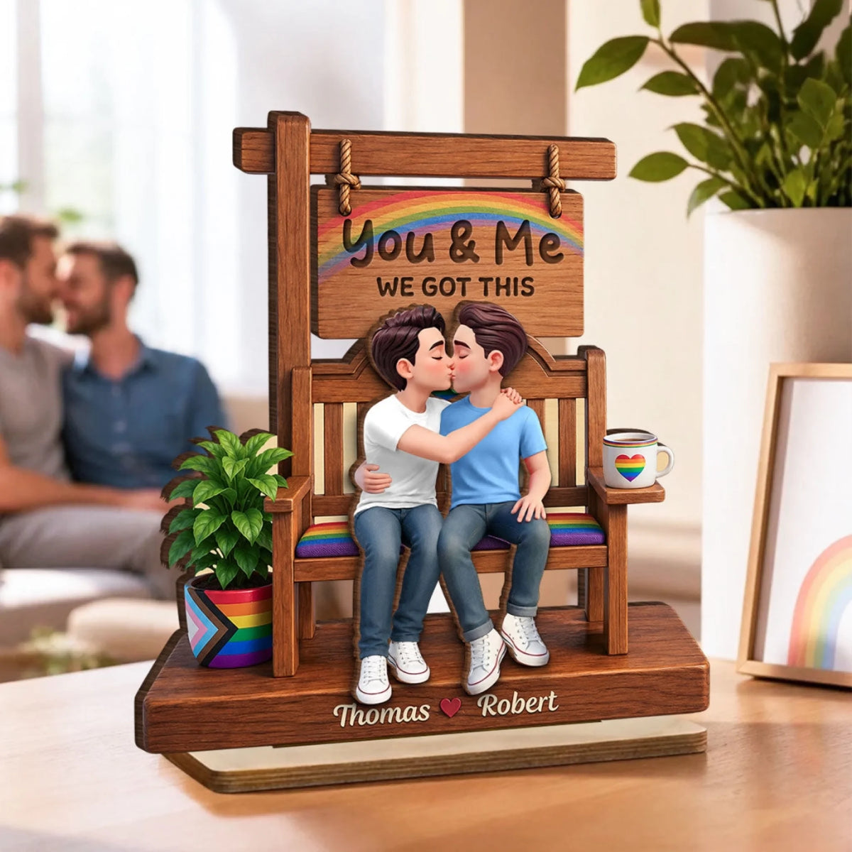 Pride Couple LGBTQ Romantic Love - Personalized 2-L (4)