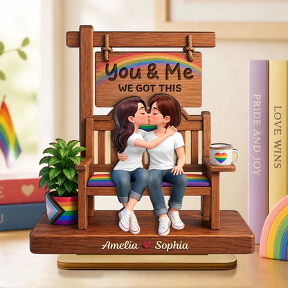 Pride Couple LGBTQ Romantic Love - Personalized 2-L (2)