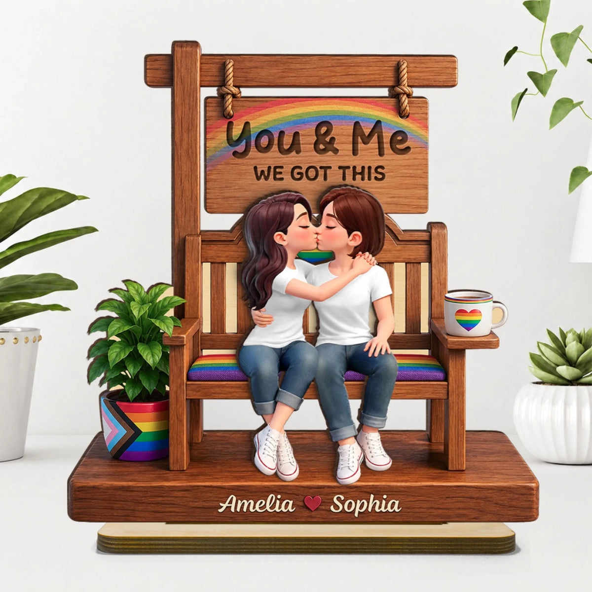 Pride Couple LGBTQ Romantic Love - Personalized 2-L (8)