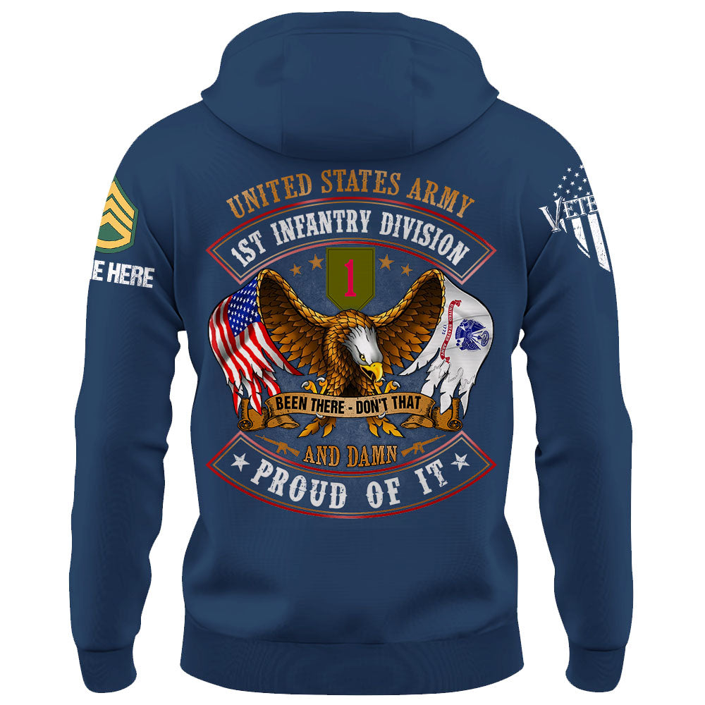 US-Veteranen-T-Shirt, „Been There Done That And Damn Proud Of It“, personalisiertes Geschenk für Veteranen