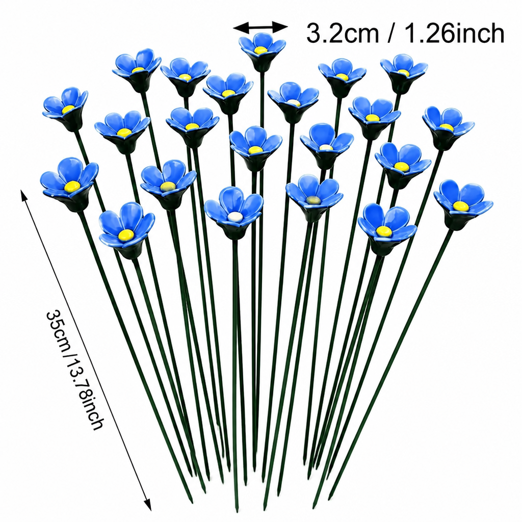 Garden Bee Water Cups - Flower-Shaped Bee & Butterfly Watering Stations For Outdoor Garden Decor