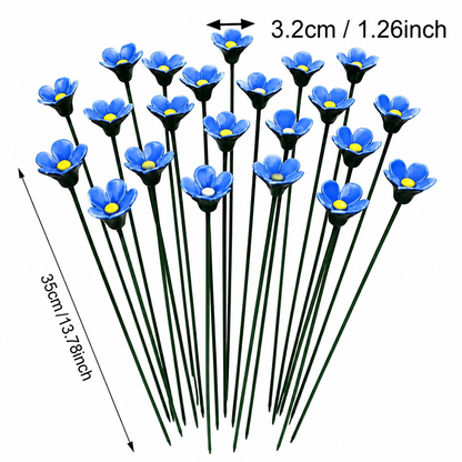 Garden Bee Water Cups - Flower-Shaped Bee & Butterfly Watering Stations For Outdoor Garden Decor