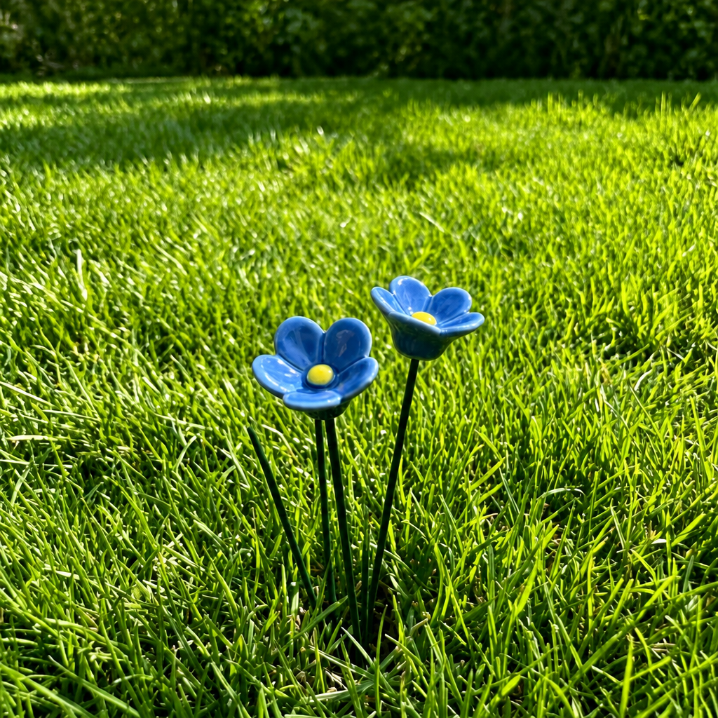 Garden Bee Water Cups - Flower-Shaped Bee & Butterfly Watering Stations For Outdoor Garden Decor