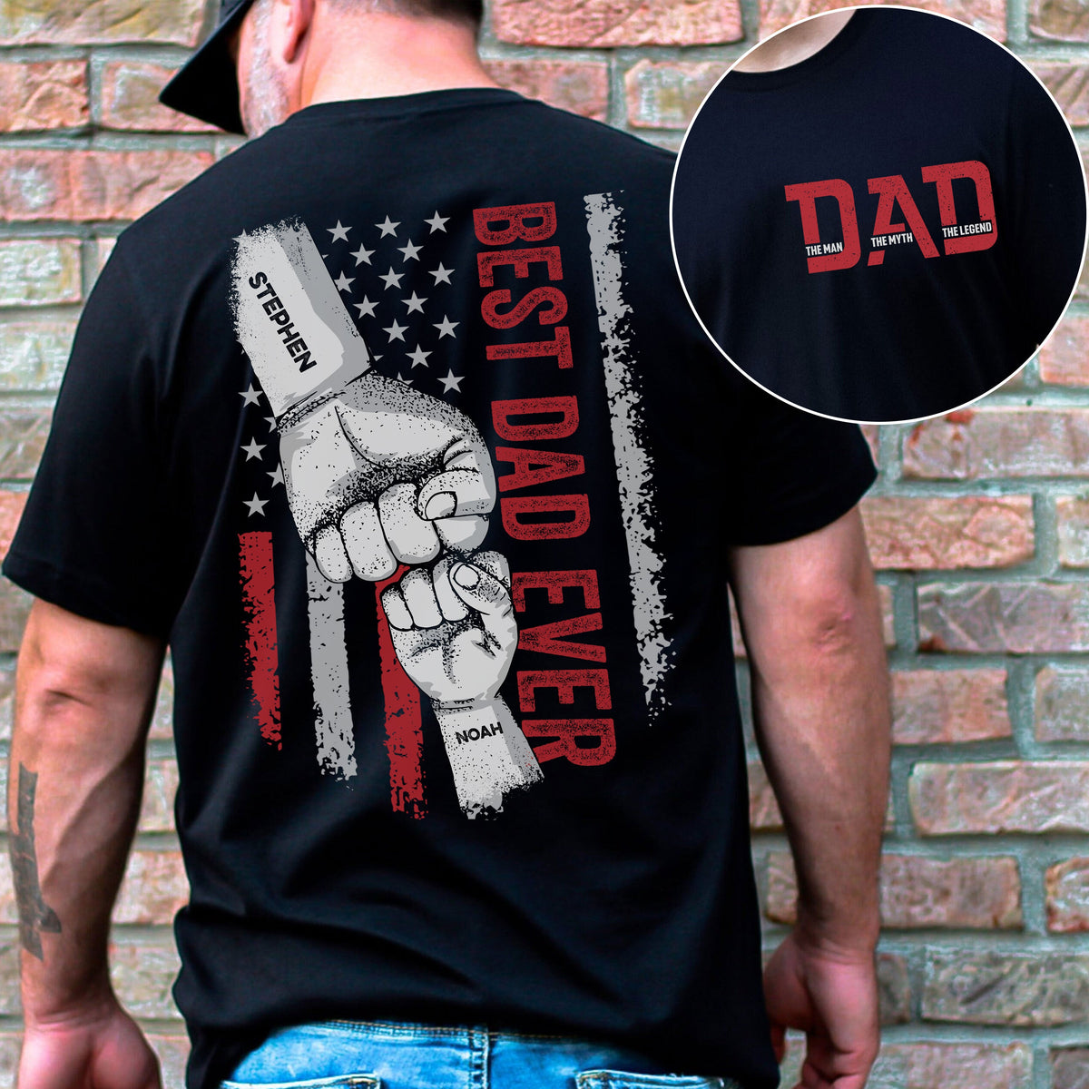 Der Mann, der Mythos, die Legende - Neue Version - Personalisiertes Shirt 