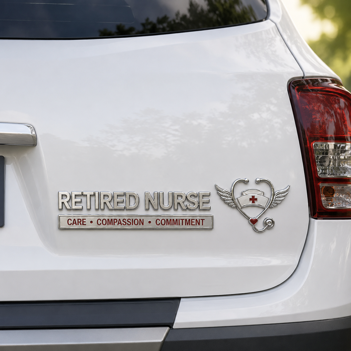 49% OFF🔥 Patriotic Service Car Emblem - 3D Metal Badge Decal For Veterans, First Responders & Retired Heroes
