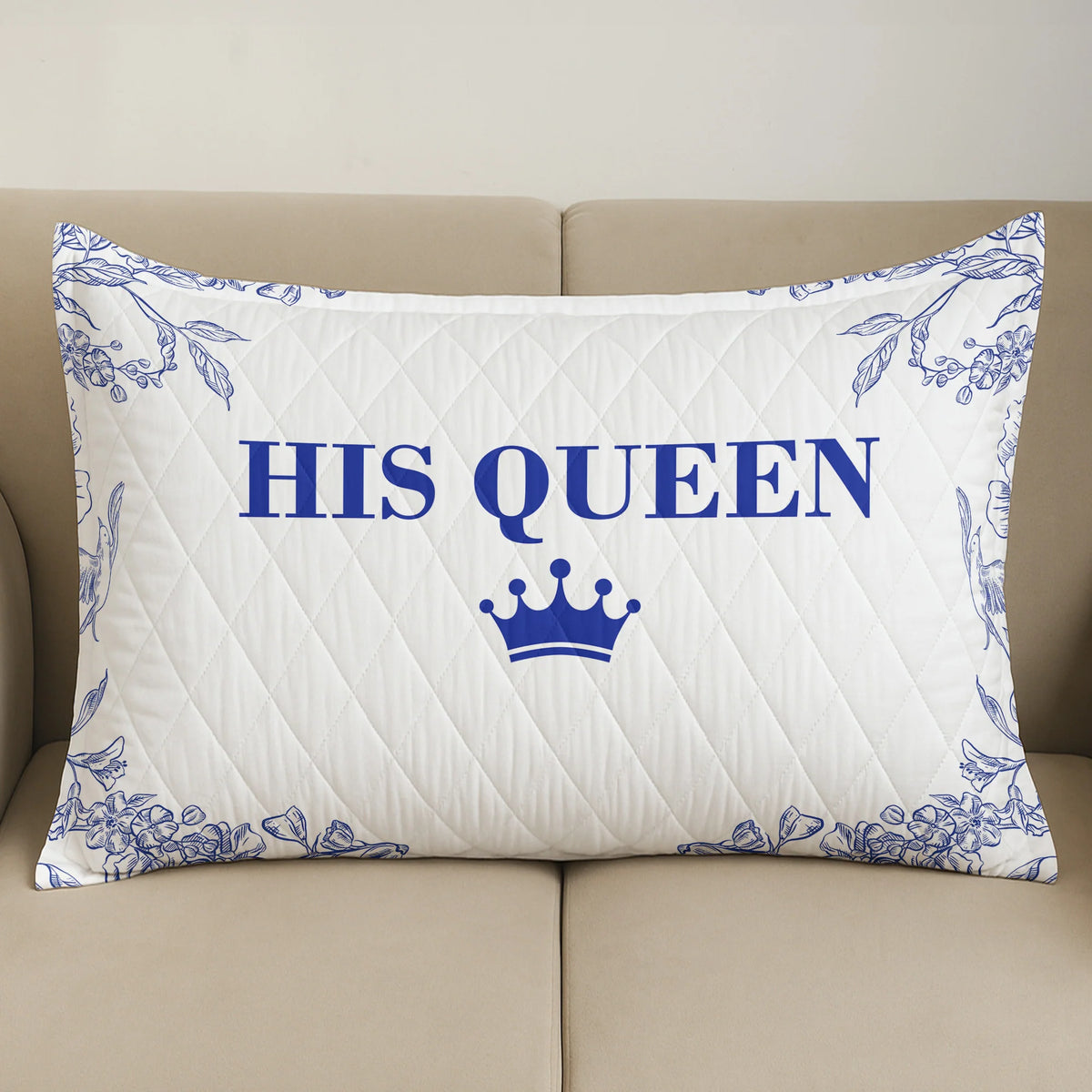 You & Me We Got This Toile De Jouy Art - Custom Quilt Set