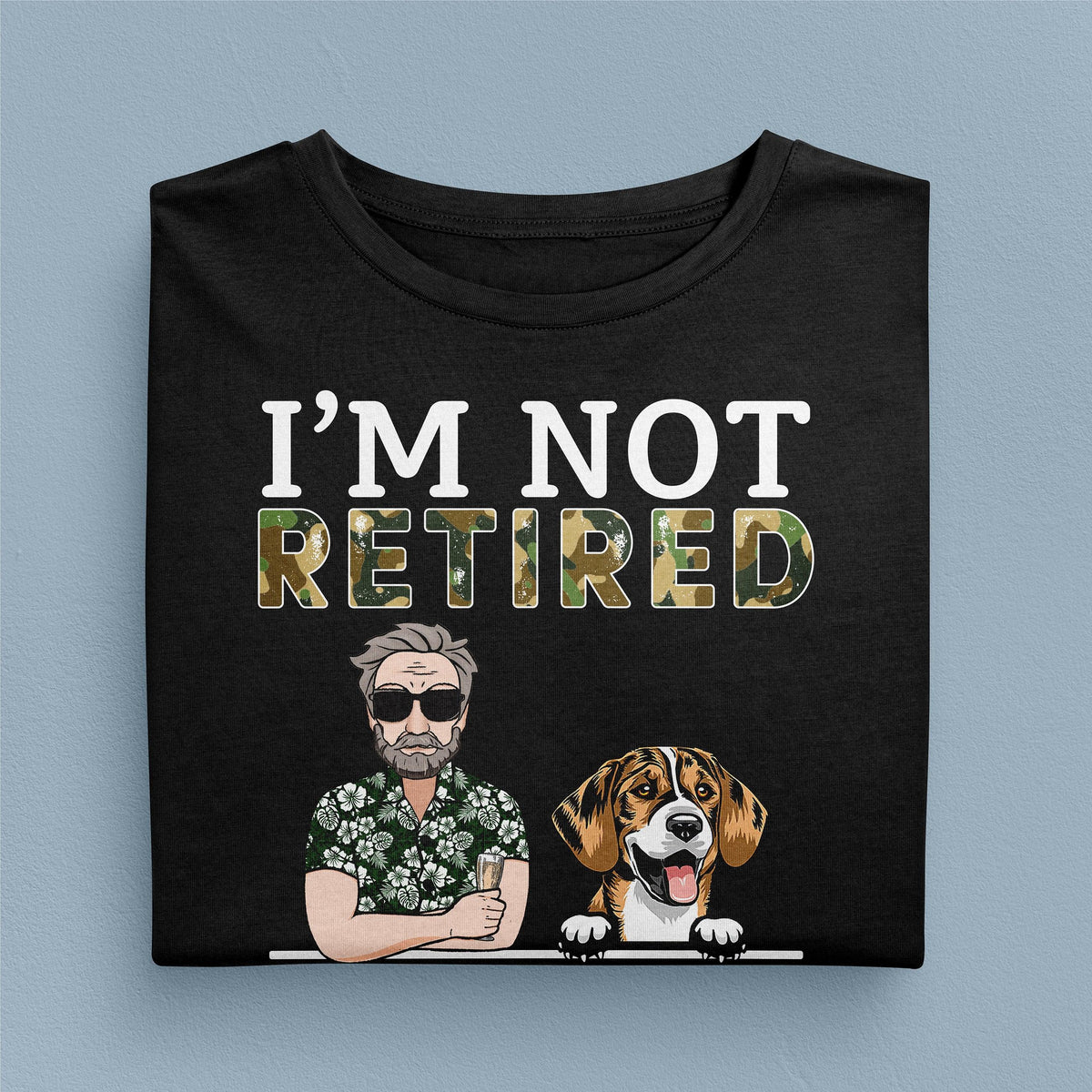 I'm A Full Time Dog Dad Dog Personalized Shirt, Personalized Gift for Dog Lovers, Dog Dad