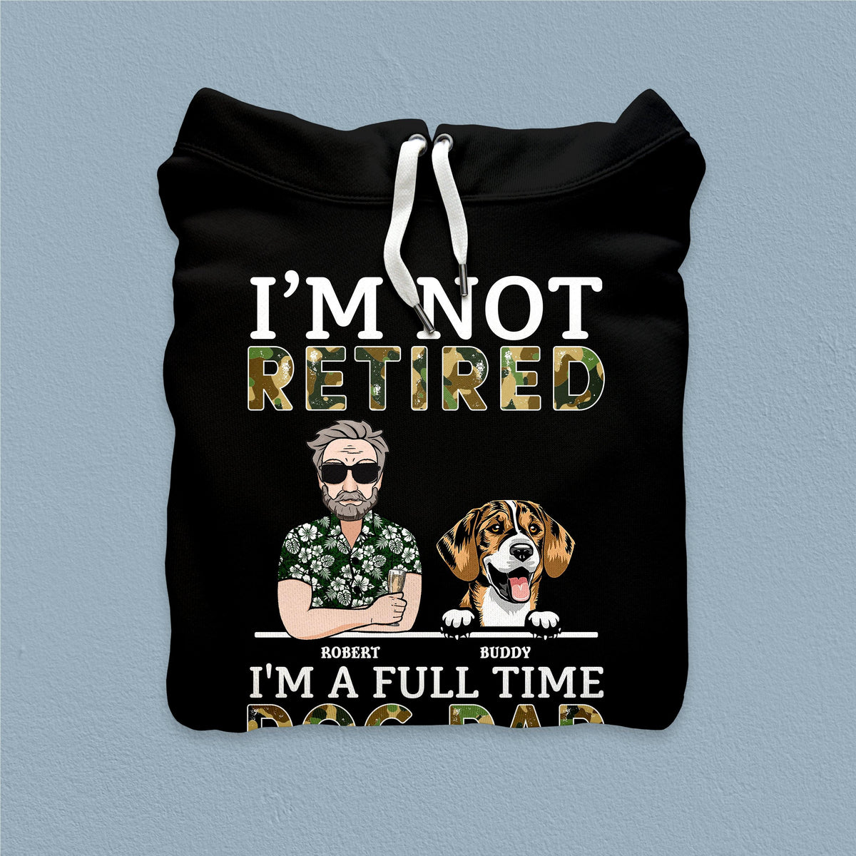 I'm A Full Time Dog Dad Dog Personalized Shirt, Personalized Gift for Dog Lovers, Dog Dad